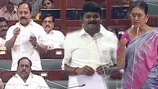 DMK MLA Nandakumar Speech in TN Assembly Today 21-03-2020 | Saroja, CM Edappadi, Vijayabaskar | 96tv
