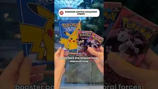 We found Destined Rivals at Pokemon Center Singapore AGAIN! (MSRP) #pokemontcg