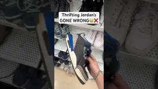 Thrifting Jordans GONE WRONG😭 #sneaker #shoes