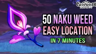 50 Naku Weed Location - How to Farm Naku Weed Easy Location - Ascension Material [Genshin Impact]