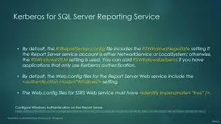 (21)  Configure Kerberos for SharePoint, SQL and network file servers