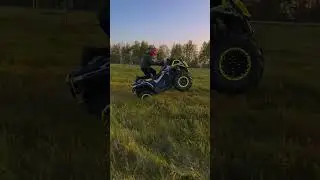 Aodes mud pro на задних #экстрим #лето #мотосезон2024 #offroad #стант  #квадро