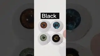 Bucolapal Mini Sclera Black out Colored Contact Cosplay Lenses