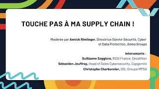 Touche pas à ma supply chain !