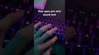 New apex pro mini sound test