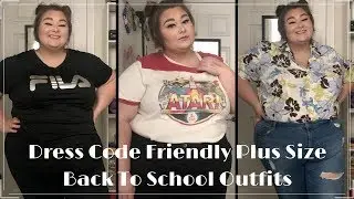 Fall 2018 Plus Size Back To School Outfits! 5 Dress Code Friendly Outfits!
