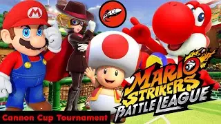 ASM: Team Mario Time!! Mario Strikers BATTLE LEAGUE *Cannon Cup* Soccer Gameplay!!