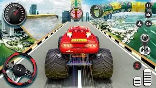 Monster 🫥Truck Flying Superhero android gameplay