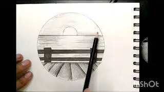 How to drawing a beautiful Bridge step by step |#drawing Bridge