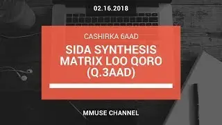 Cashirka 6aad (Q.3aad) - Sida Synthesis Matrix Loo Isticmaalo, Loona Qoro