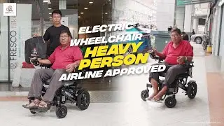 Direct from Showroom: Electric Wheelchair for Heavy Person Max Load 150kg Airline Approved