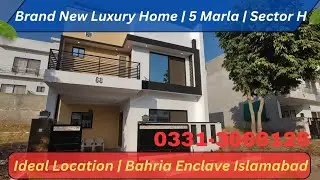 5 Marla Brand New Luxury House for Sale | Bahria Enclave Islamabad Sector H | House Tour 2026