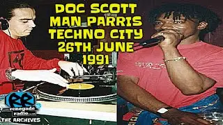 🔥 Doc Scott & Man Parris | Techno City @ Occasions Nightclub, Sheffield | 26 June 1991 | LIVE RAVE