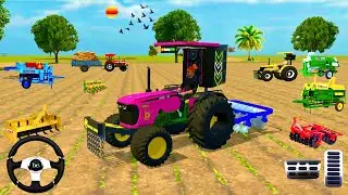 🛑JHONDEERE🚜 //JHOTTA 🚜//SONALIKA🚜 //TRACTOR TESHAR 🌱FARMING 3D GAMING VIDEO #trending #viralvideo 