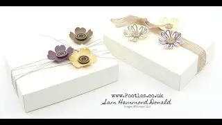 Stampin' Up! Flower Shop Pansy Punch Vanilla Box