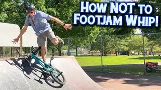 How NOT To Footjam Whip A Quarterpipe - Plymouth Indiana Session!