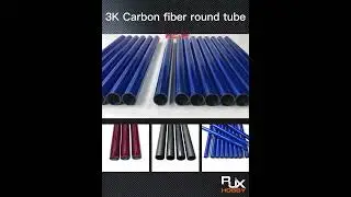 Colorful carbon fiber tube tubing