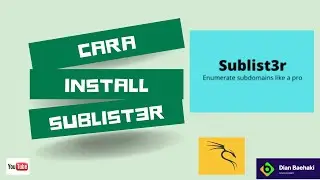 Cara Install Sublist3r -  Subdomain Enumeration dengan Sublist3r #ethicalhacking #pentest #tools