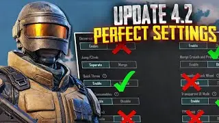 New Update 😱 4.2 Best Settings & Sensitivity to Improve Headshots and Hip-Fire ✅ | PUBG MOBILE/ BGMI
