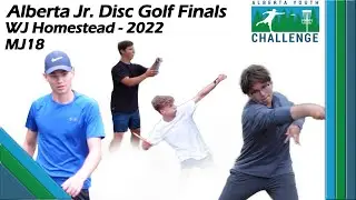 Alberta Jr Disc Golf Finals - MJ18 Lead Card B9  - WJ Homestead