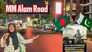 Exploring MM Alam Road + Its Hidden History | Lahore Street Vlog