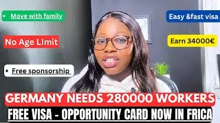 MASSIVE HIRING ‼️- GERMANY NEEDS 280,000 FOREIGN WORKERS -FAST & GUARANTEED VISA IN  7 DAYS