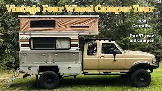 Vintage Truck Camper Tour | 1988 Grandby Four Wheel Camper