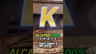 ALCATRAZ COLLECT SKATE | 100% GUIDE |💯Tony Hawk's Pro Skater 3 + 4 🏆