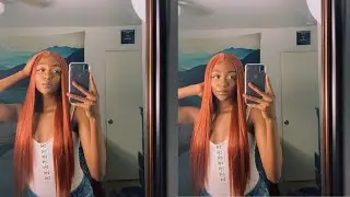 WATCH ME SLAY THIS AFFORDABLE LONG COPPER WIG ft. Xtrend Hair Amazon