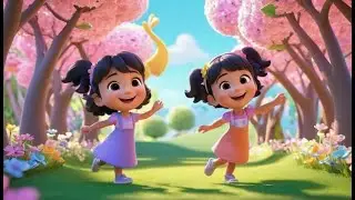 Cinco pequenas sombras brincando de pega | Canção Infantil | Rima em Português para Crianças