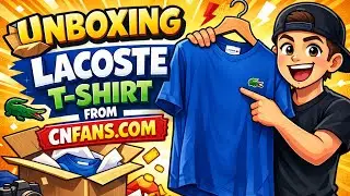 Я заказала футболку Lacoste на CNFans… Вот что пришло | Распаковка и обзор 💙😳👀👕 #dhgate #мода