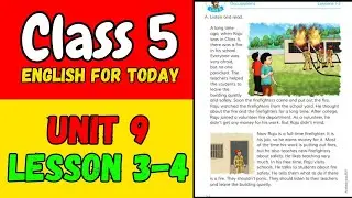 Class 5 English Page 35 Unit 9 Lesson 3-4 | class 5 english  | ৫ম শ্রেণীর ইংরেজি