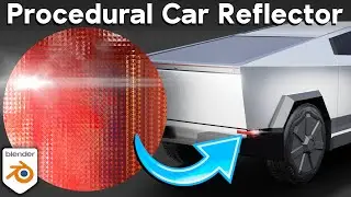Procedural Car Reflector Material (Blender Tutorial)