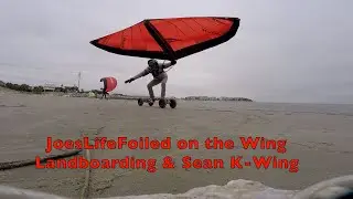 January COLD Landboarding X5 on the Beach  Video