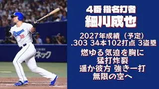 中日ドラゴンズ DH制導入後オーダー予想