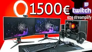 BESTES STREAMING Setup f&uuml;r 1500 Euro mit GAMING PC!!
