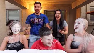 Nikki, Melody & Ethan Do The Flour Challenge!