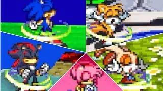 Everyone&rsquo;s &ldquo;Powering Up!&rdquo;  Animations in Sonic Battle ~ ( No, This ISN&rsquo;T A Fan Game Btw )