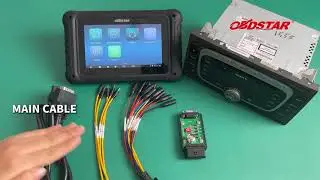 OBDSTAR DC706 Read Ford TMS470 Radio Code on Bench obdii365