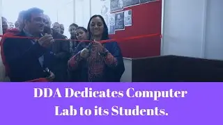 DDA dedicates well equipped Computer Lab to its students