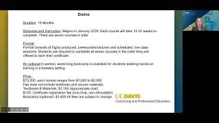 Master Brewer Certificate Information Session - In person Cohort