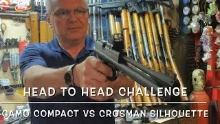 Head to head challenge Gamo Compact vs Crosman 1701P silhouette with meisterkugeln&rsquo;s
