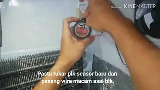 Projek DIY- Tukar Heater dan Defroast Sensor Peti Sejuk Panasonic