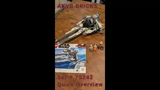 Lego Star Wars set 75242 quick overview
