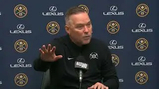 Michael Malone PostGame Interview | Denver Nuggets vs San Antonio Spurs