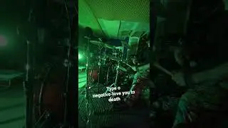 type o negative drum cover of love you to death #drumcover #typeonegative #petersteele #halloween