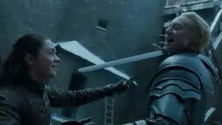 Arya Stark Fights Brienne of Tarth | Game of Thrones