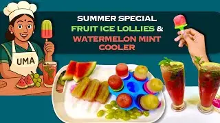 - Watermelon and Grapes Ice Lollies And Watermelon Mint Cooler in telugu