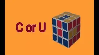 How to make 3x3 Rubik's cube (C or U) Pattern #11