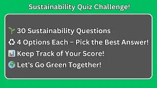 Eco Genius or Green Beginner? Take the Quiz!
